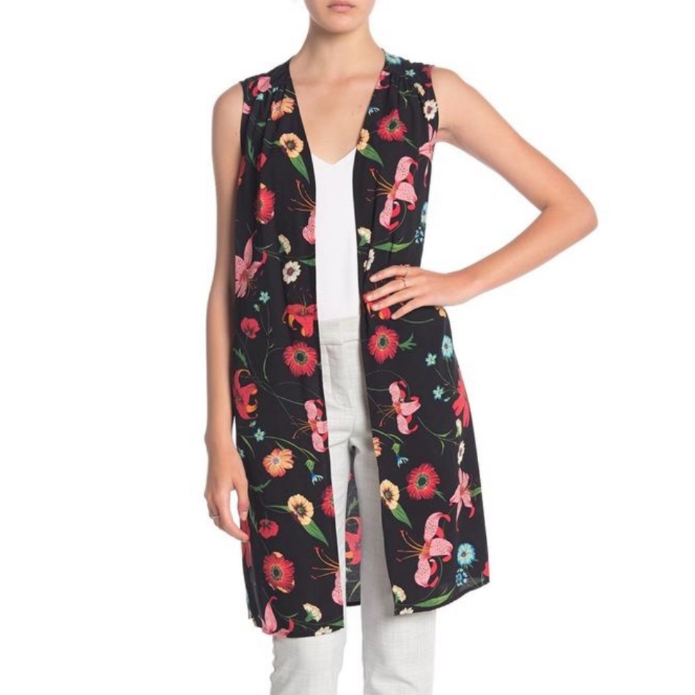 Pleione floral tunic vest, size S